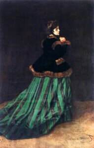 woman in green