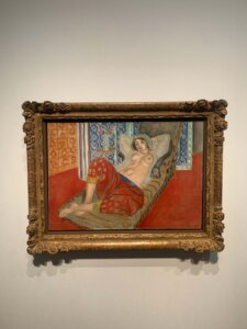 Odalisque with red culottes