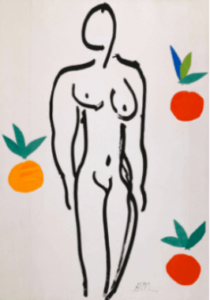 nude with orange